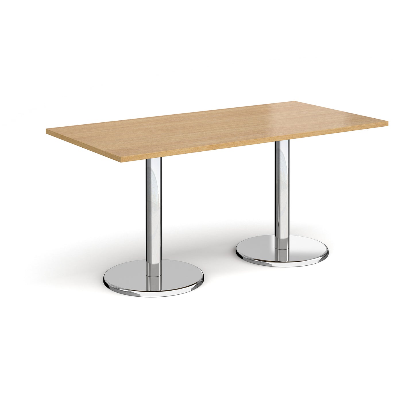 Pisa rectangular dining table with round bases - PDR1600-O