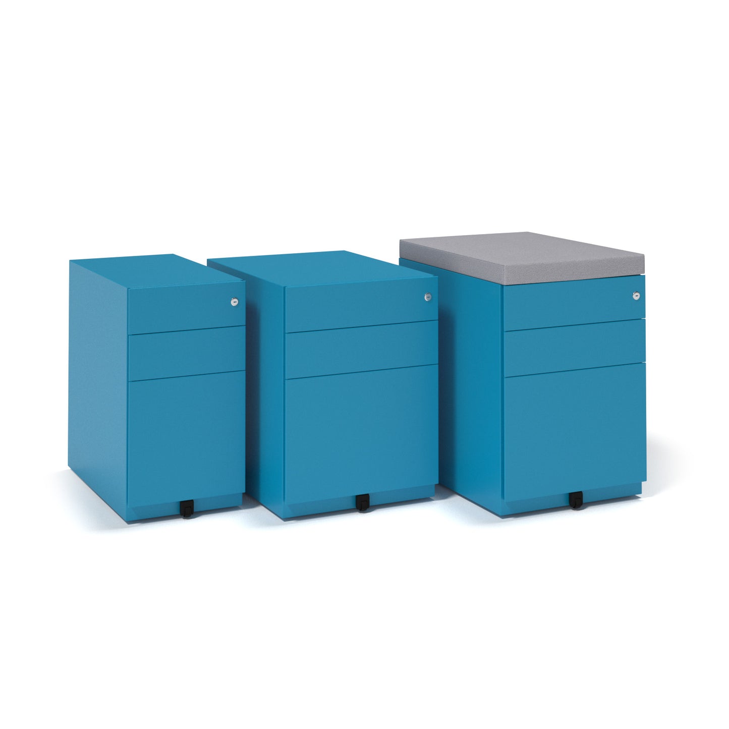 Bisley slimline steel pedestal
