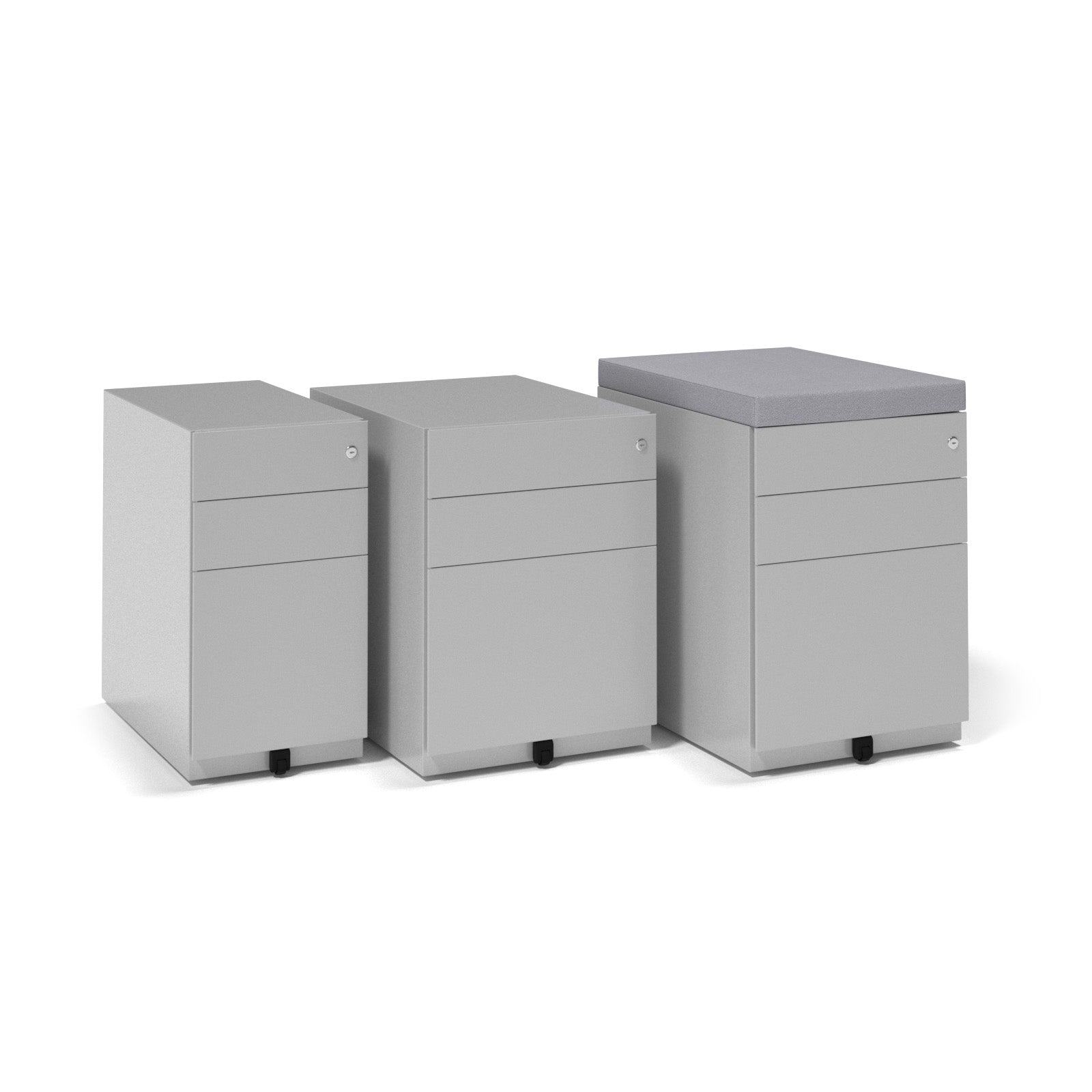 Bisley slimline steel pedestal