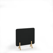 Plain Accoustic Floor Standing Screen Wooden Legs