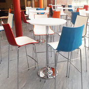 Pisa circular poseur table with round base