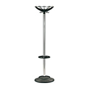 Coat and umbrella stand - black/chrome