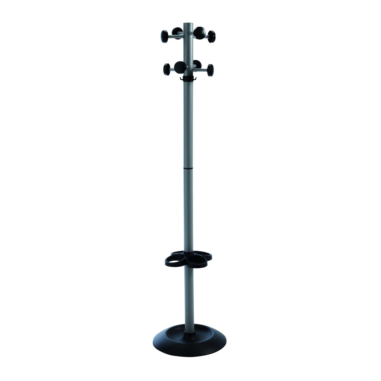 Coat and umbrella stand - black/chrome