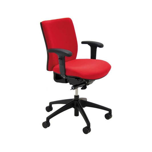 Verco Operator/Task Chair - Pop Medium Back Task Chair with Adjustable Arms