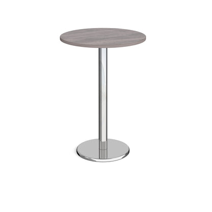 Pisa circular poseur table with round base - PPC800-GO