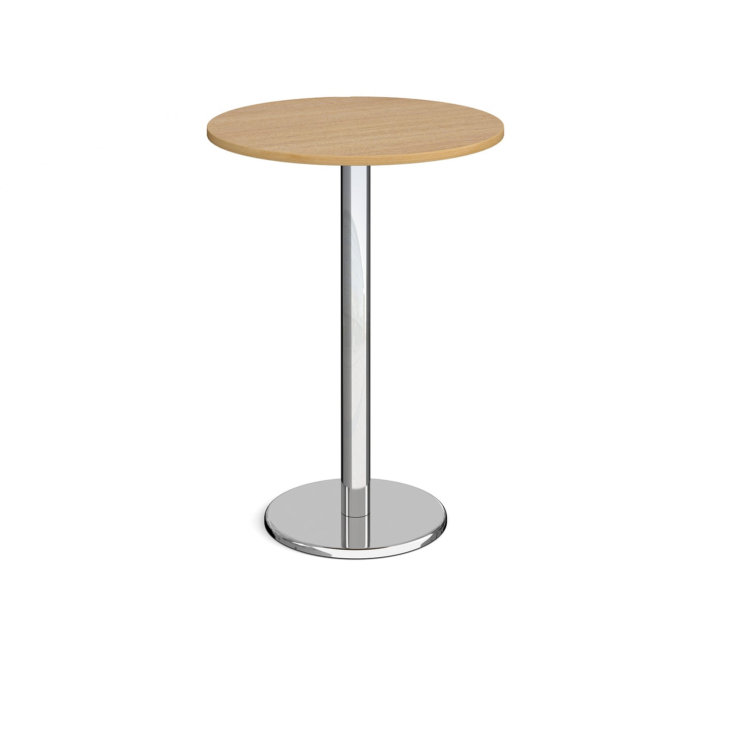 Pisa circular poseur table with round base - PPC800-O