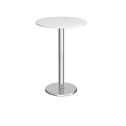 Pisa circular poseur table with round base