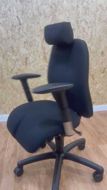 Customised Adapt by Ergochair, Posture Seating Shape with Flex-front adjustable seat depth Ultra Loaded Chair
