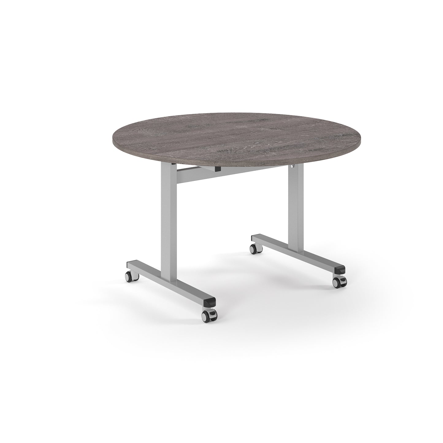 Circular flip top meeting table - PROFL12C-S-GO