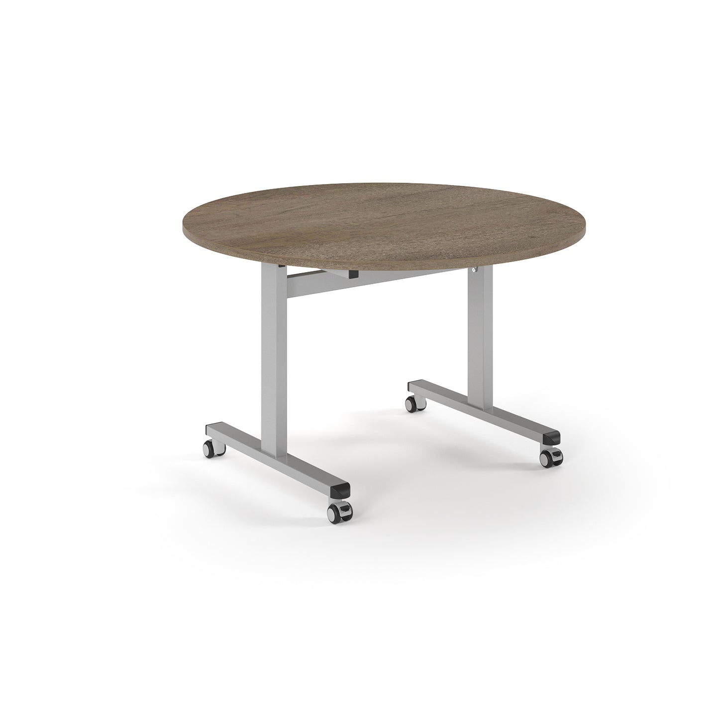 Circular flip top meeting table - PROFL12C-S-NO