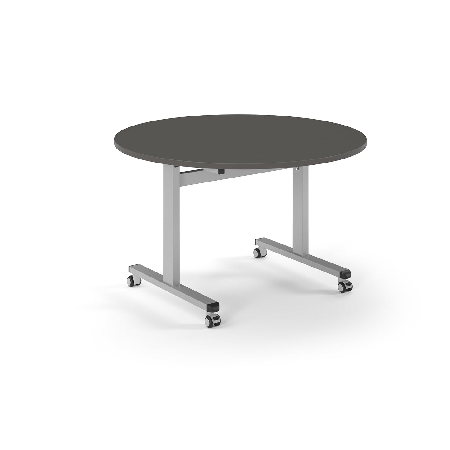 Circular flip top meeting table - PROFL12C-S-OG