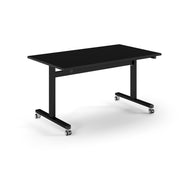 Rectangular flip top meeting table
