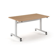 Rectangular flip top meeting table