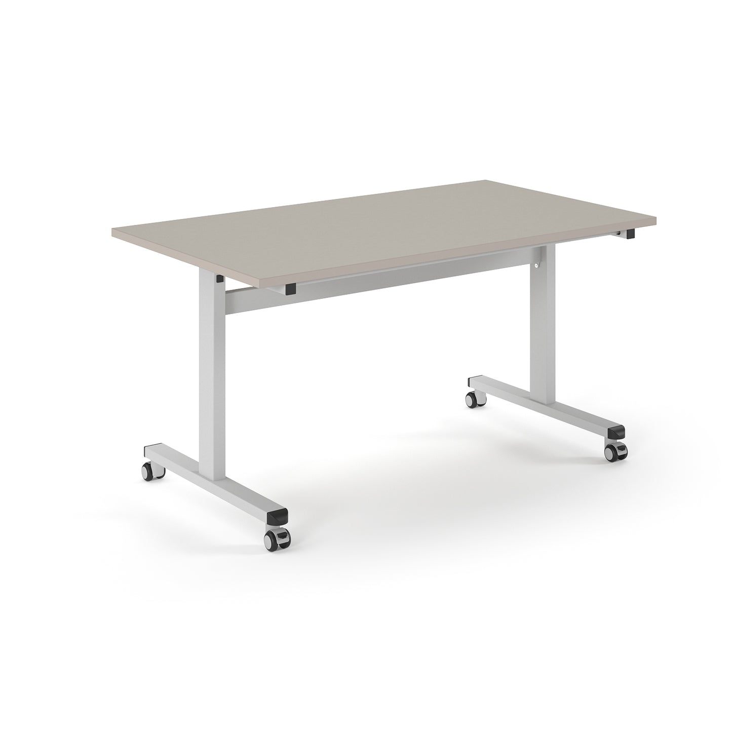 Rectangular flip top meeting table - PROFL14-WH-LG