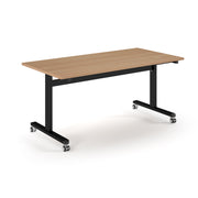 Rectangular flip top meeting table