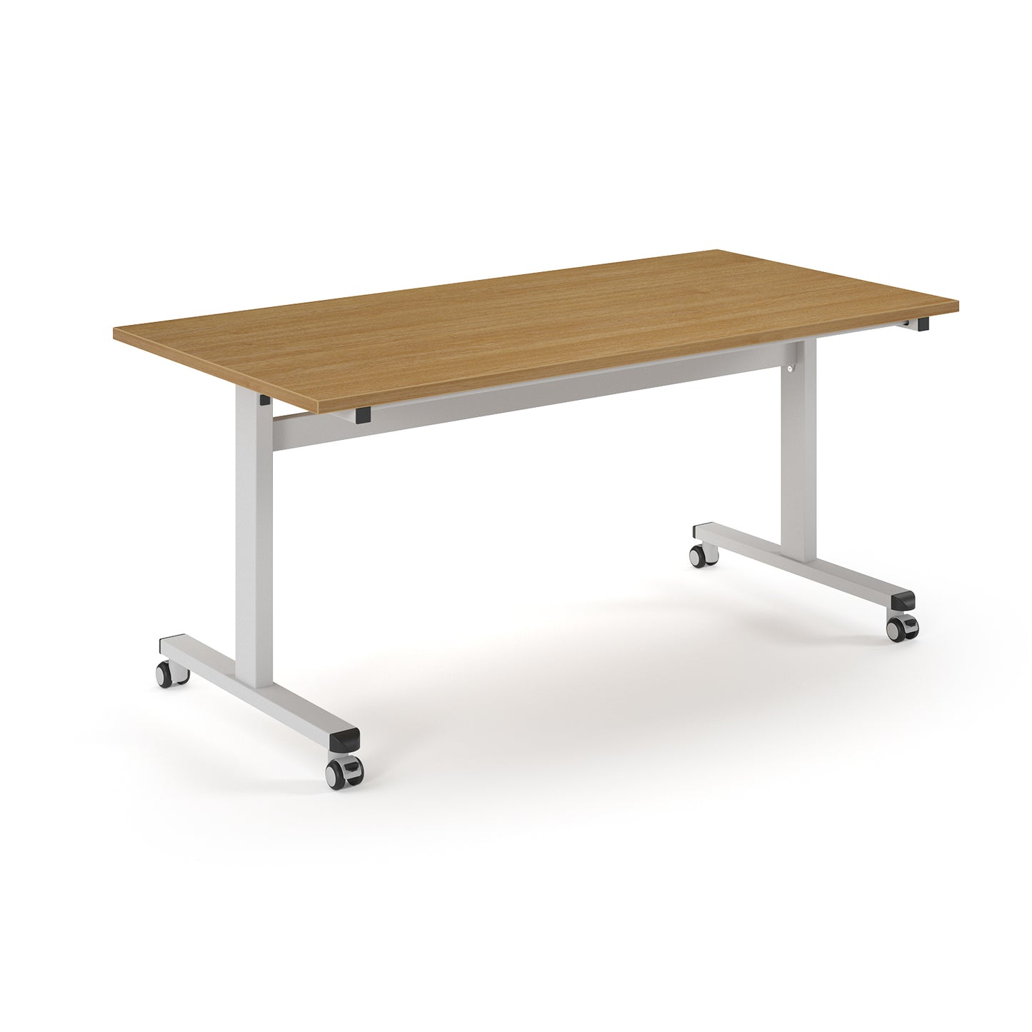Rectangular flip top meeting table - PROFL16-WH-O