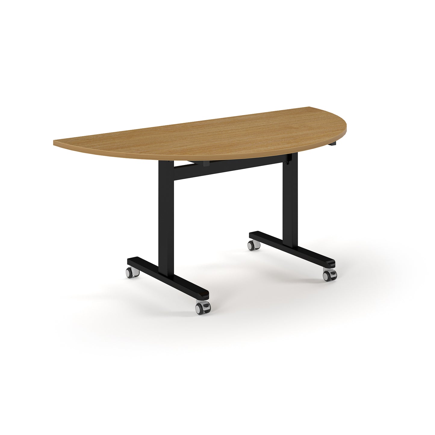 Semi circular flip top meeting table - PROFL16S-K-O