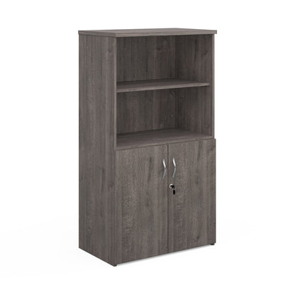 Universal Combination Unit With Open Top 1790mm High - Walnut