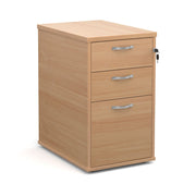 Desk High Pedestal 600mm With Silver Handles - in multiple colours available
