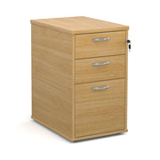 Desk High Pedestal 600mm With Silver Handles - in multiple colours available