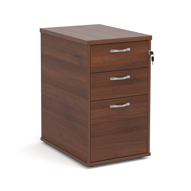 Desk High Pedestal 600mm With Silver Handles - in multiple colours available