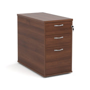 Desk high pedestal 800mm with silver handles
