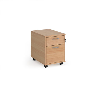 Mobile pedestal with silver handles - R2MB