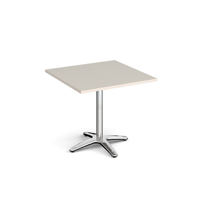 Roma square dining table with 4 leg base - RDS800-LG