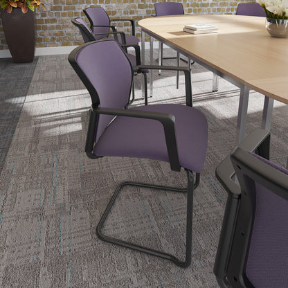 Santana cantilever chair fully upholstered