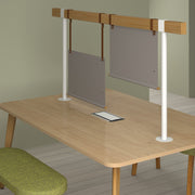 Saxon worktable with high level tool rail