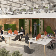 Worktable acoustic screen