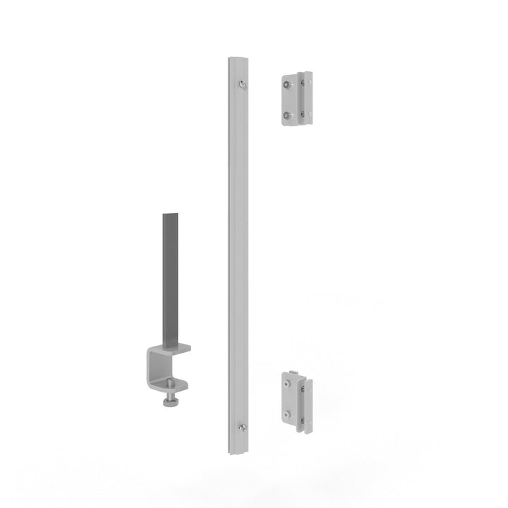 Aluminium framed screen front bracket - mid-runs