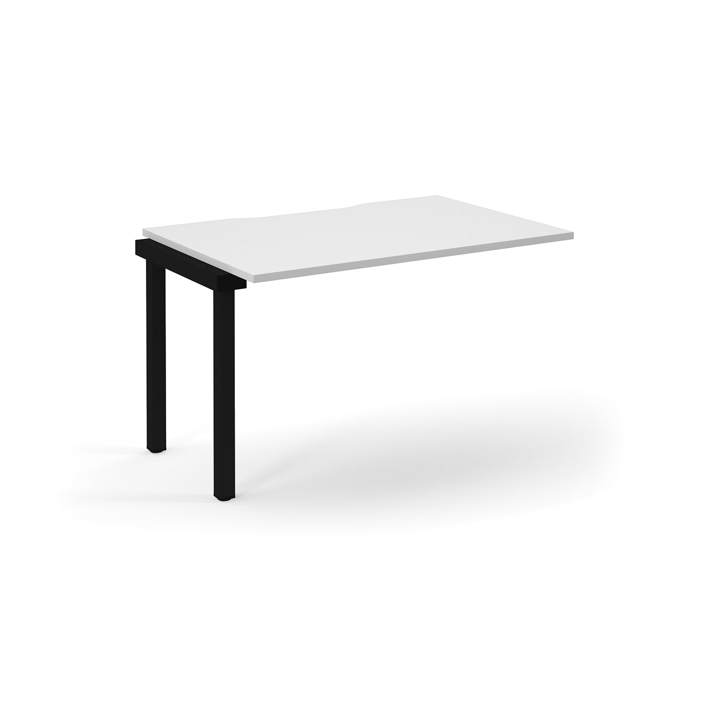 Connex 2 Single Add on Desk - SCO128-AB-K-WH