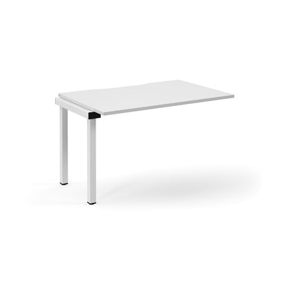 Connex 2 Single Add on Desk - SCO128-AB-WH-WH