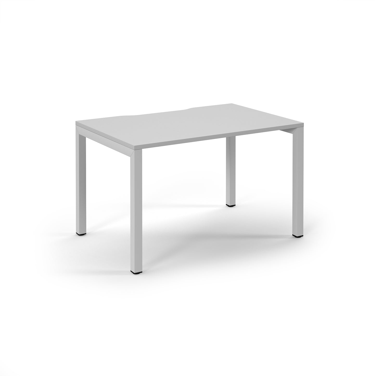 Connex 2 Single Desk - SCO128-WH-WH