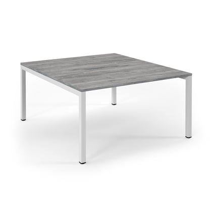 Connex 2 back to back desks 1600mm deep - SCO1416-WH-GO