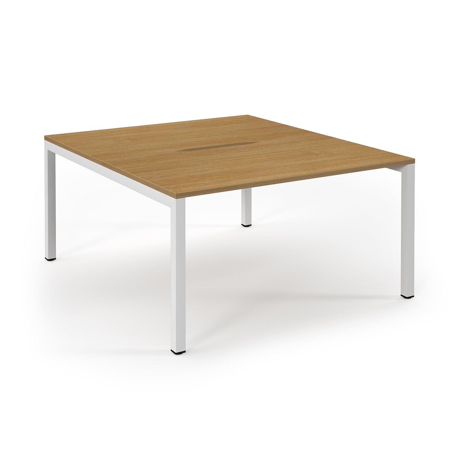 Connex 2 back to back desks 1600mm deep - SCO1416-WH-O
