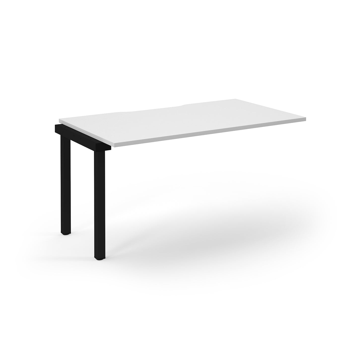 Connex 2 Single Add on Desk - SCO148-AB-K-WH