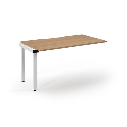 Connex 2 Single Add on Desk - SCO148-AB-WH-B