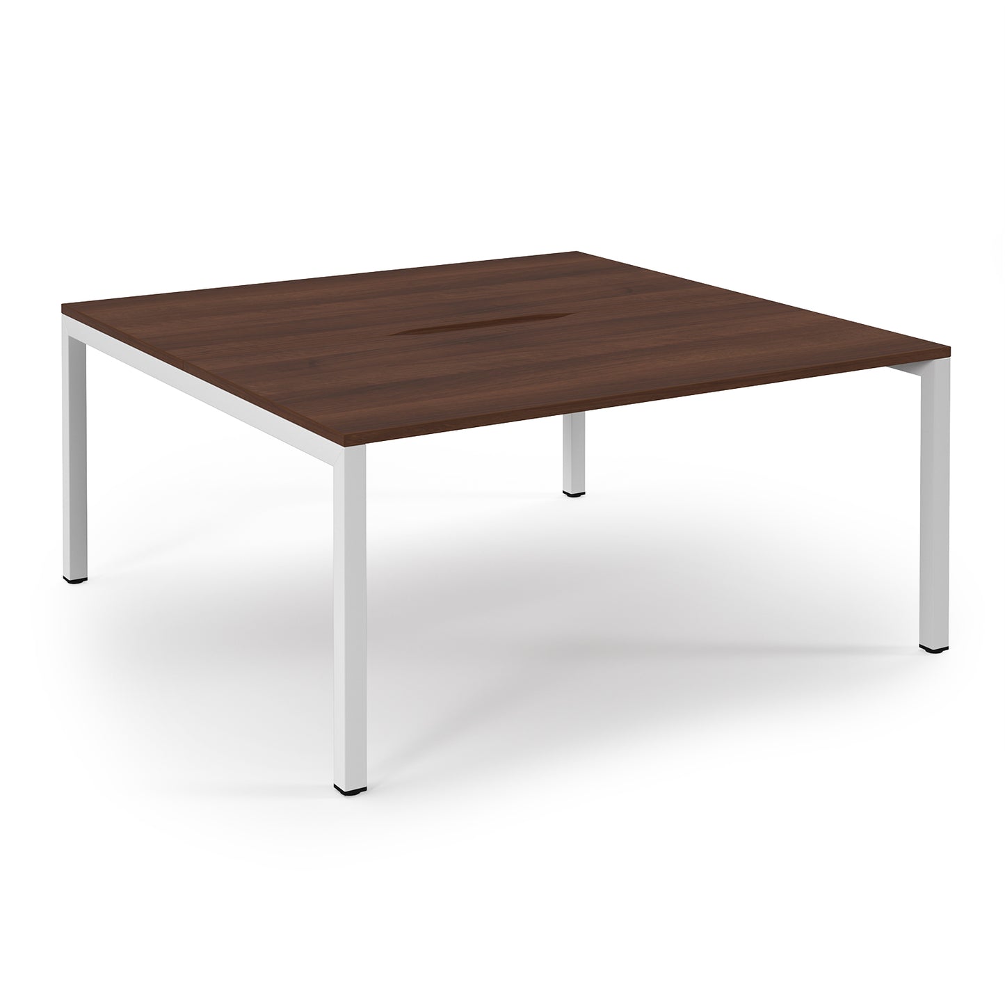 Connex 2 back to back desks 1600mm deep - SCO1616-WH-W