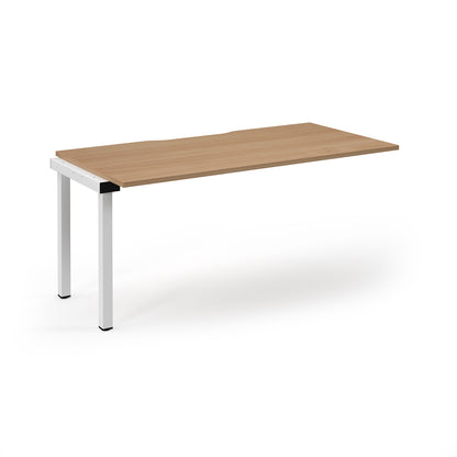 Connex 2 Single Add on Desk - SCO168-AB-WH-B