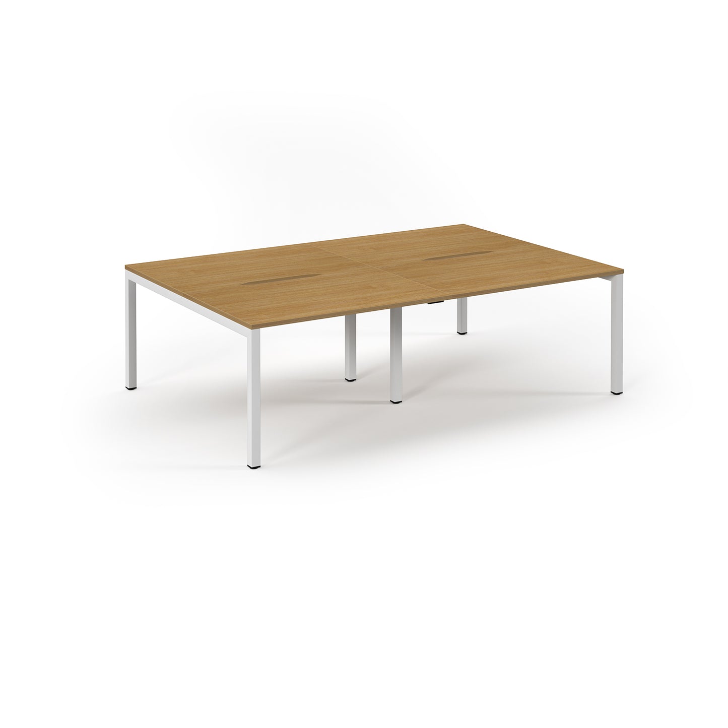 Connex 2 Double Back to Back Desks - SCO2416-WH-O