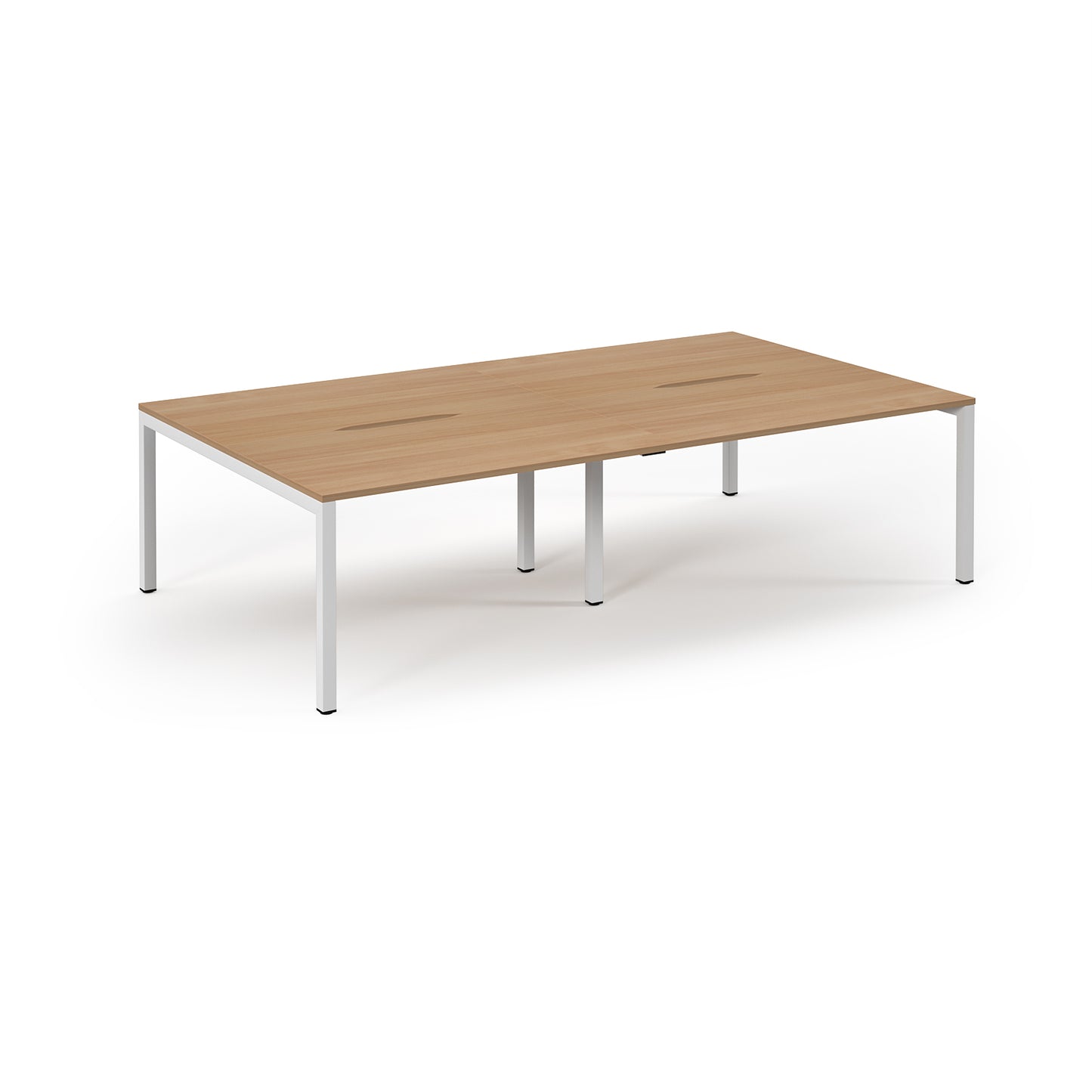 Connex 2 Double Back to Back Desks - SCO2816-WH-B