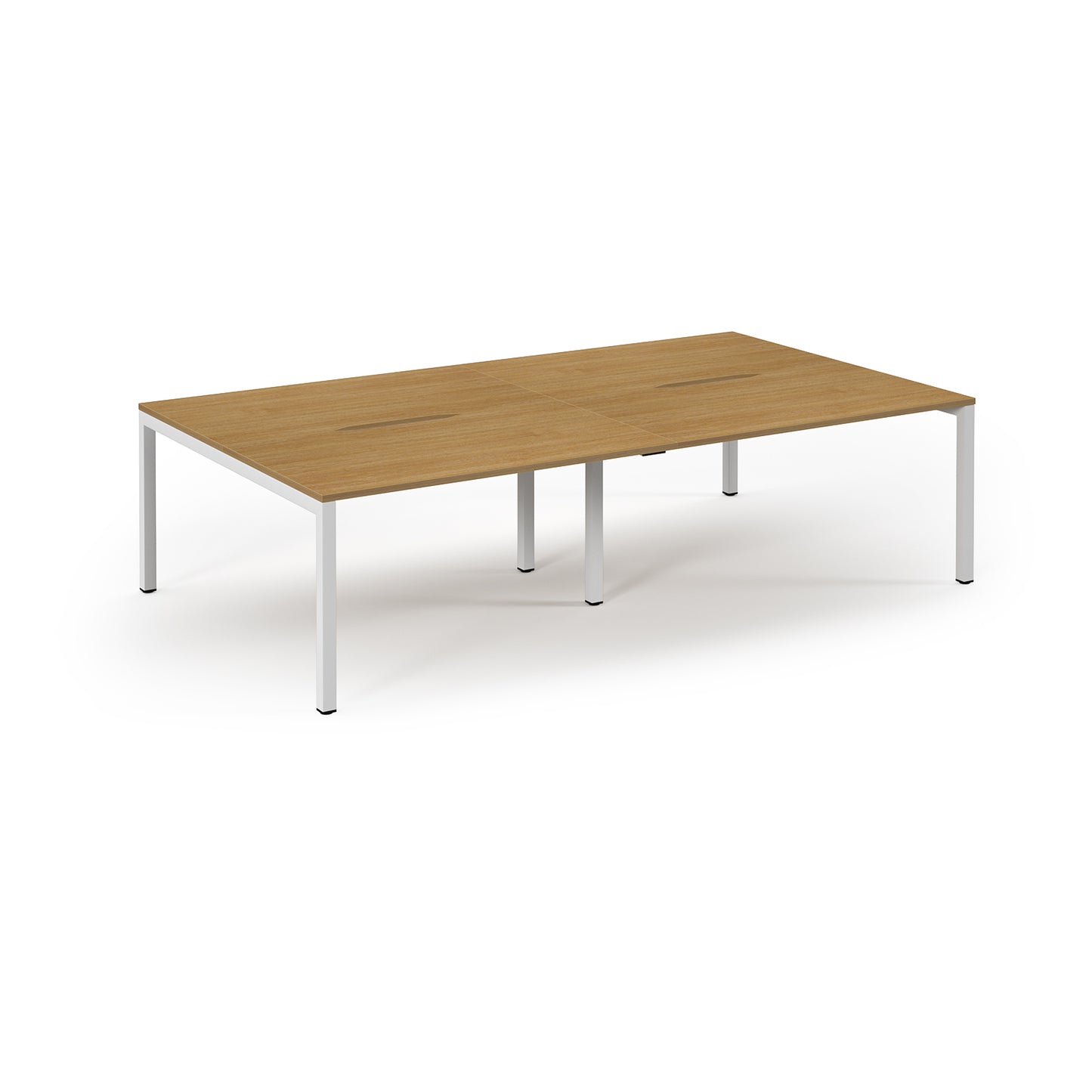 Connex 2 Double Back to Back Desks - SCO2816-WH-O