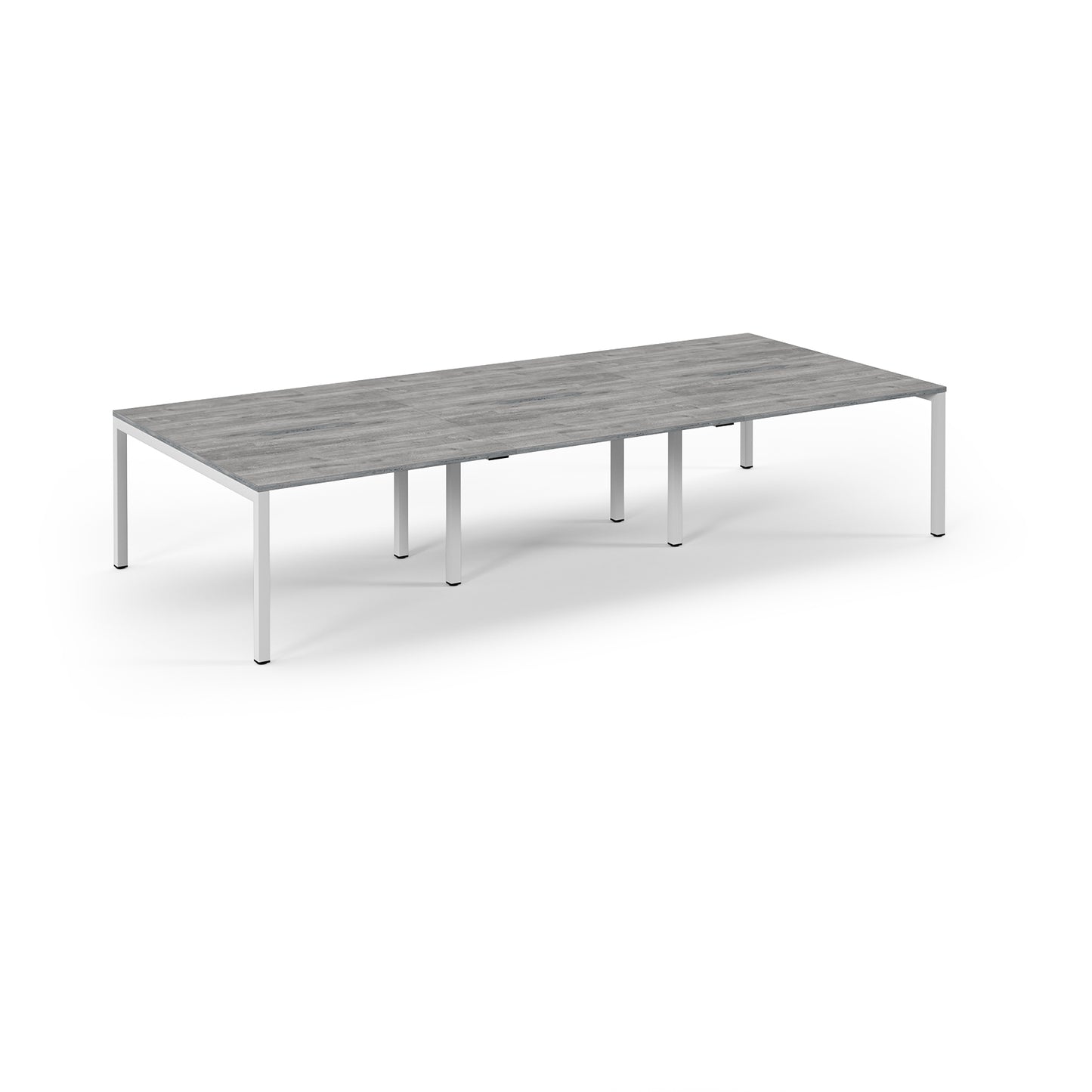Connex 2 Triple Back to Back Desks - SCO3616-WH-GO