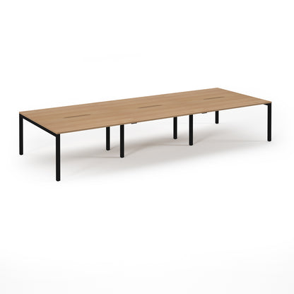 Connex 2 Triple Back to Back Desks - SCO4216-K-B