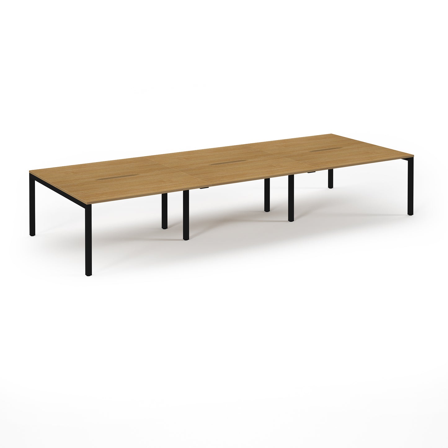 Connex 2 Triple Back to Back Desks - SCO4216-K-O