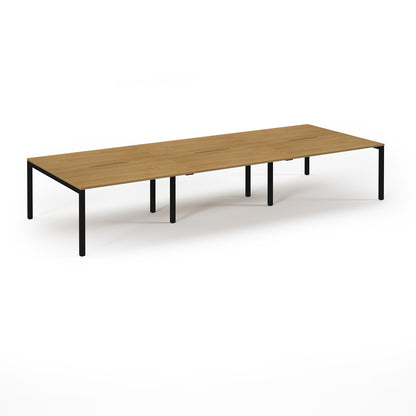 Connex 2 Triple Back to Back Desks - SCO4216-K-O