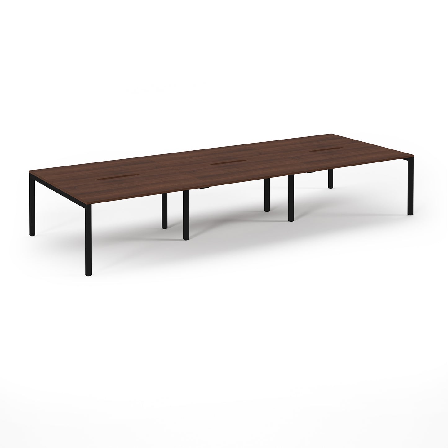 Connex 2 Triple Back to Back Desks - SCO4216-K-W