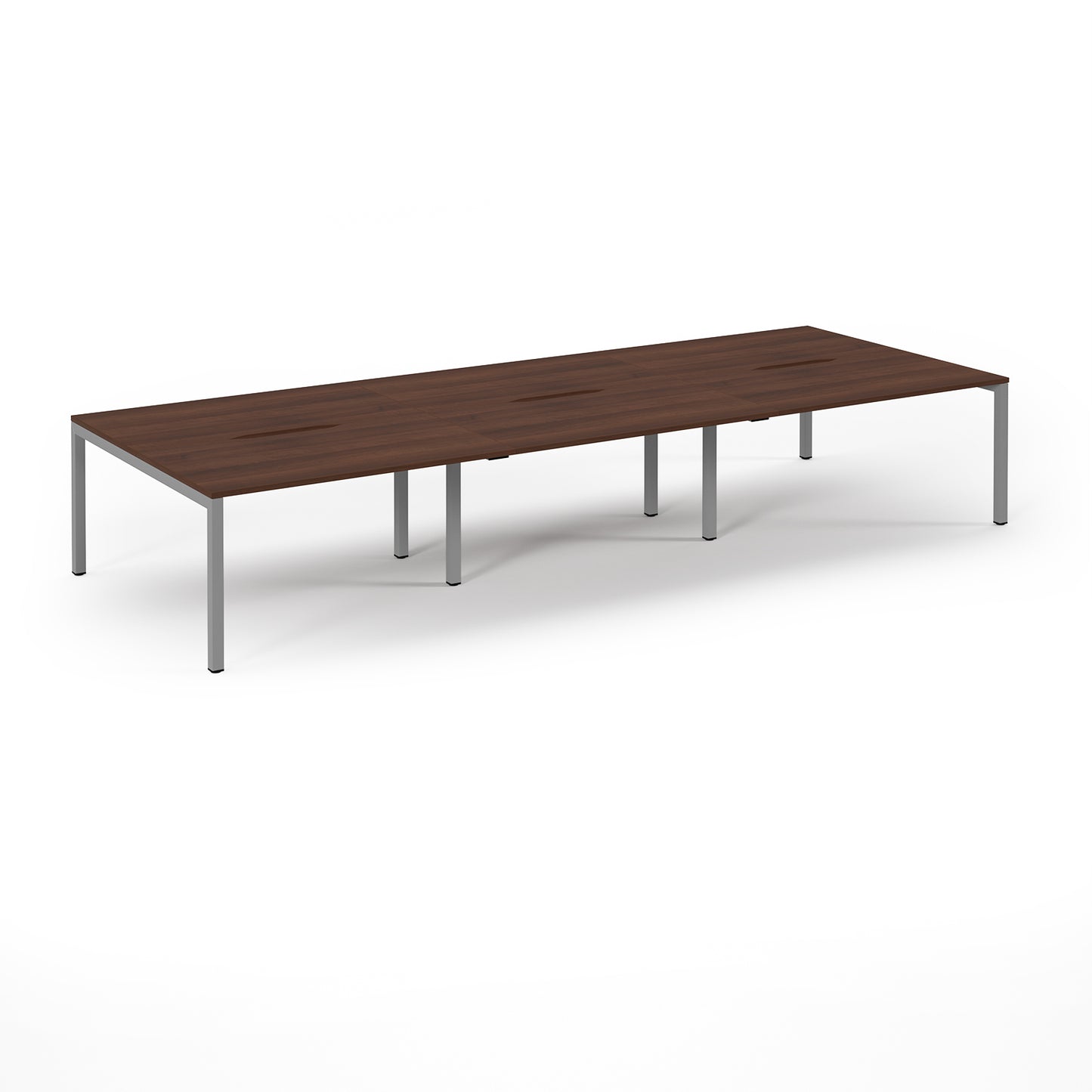 Connex 2 Triple Back to Back Desks - SCO4216-S-W